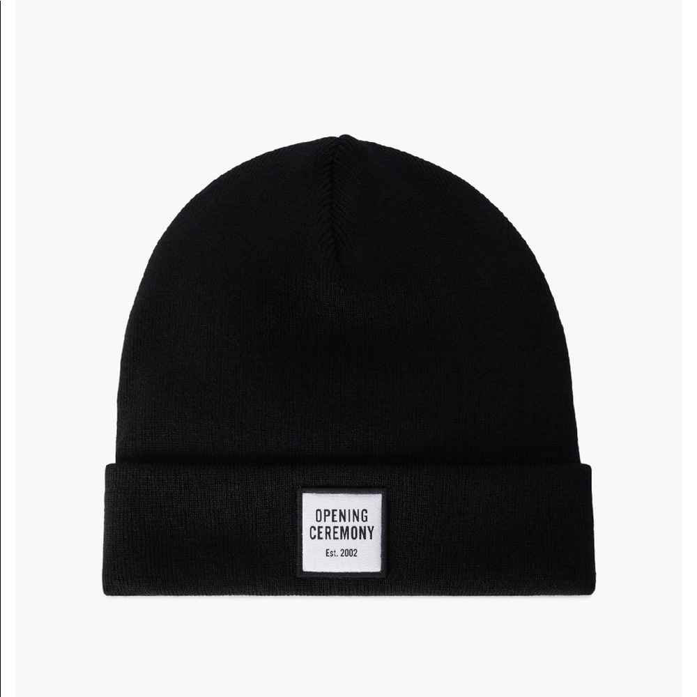 OPENING CEREMONY New Era Black Logo Beanie